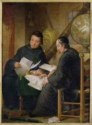 P.P. Leseur and Francois Jacquier in Rome, 1772